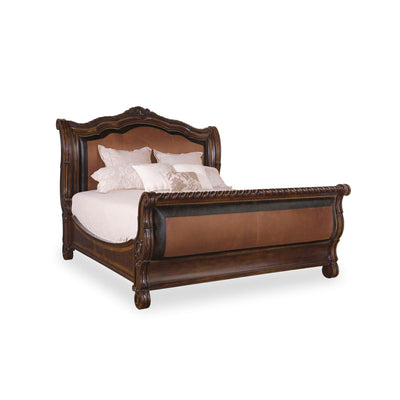 Valencia Upholstered Sleigh Bed