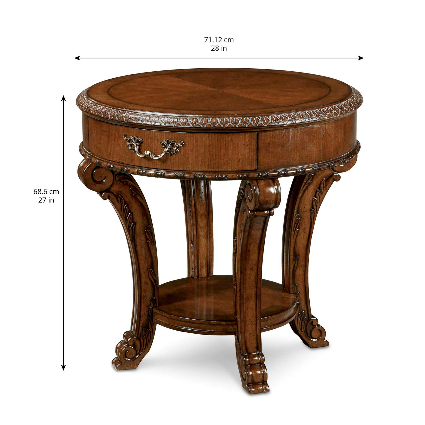 Old World End Table