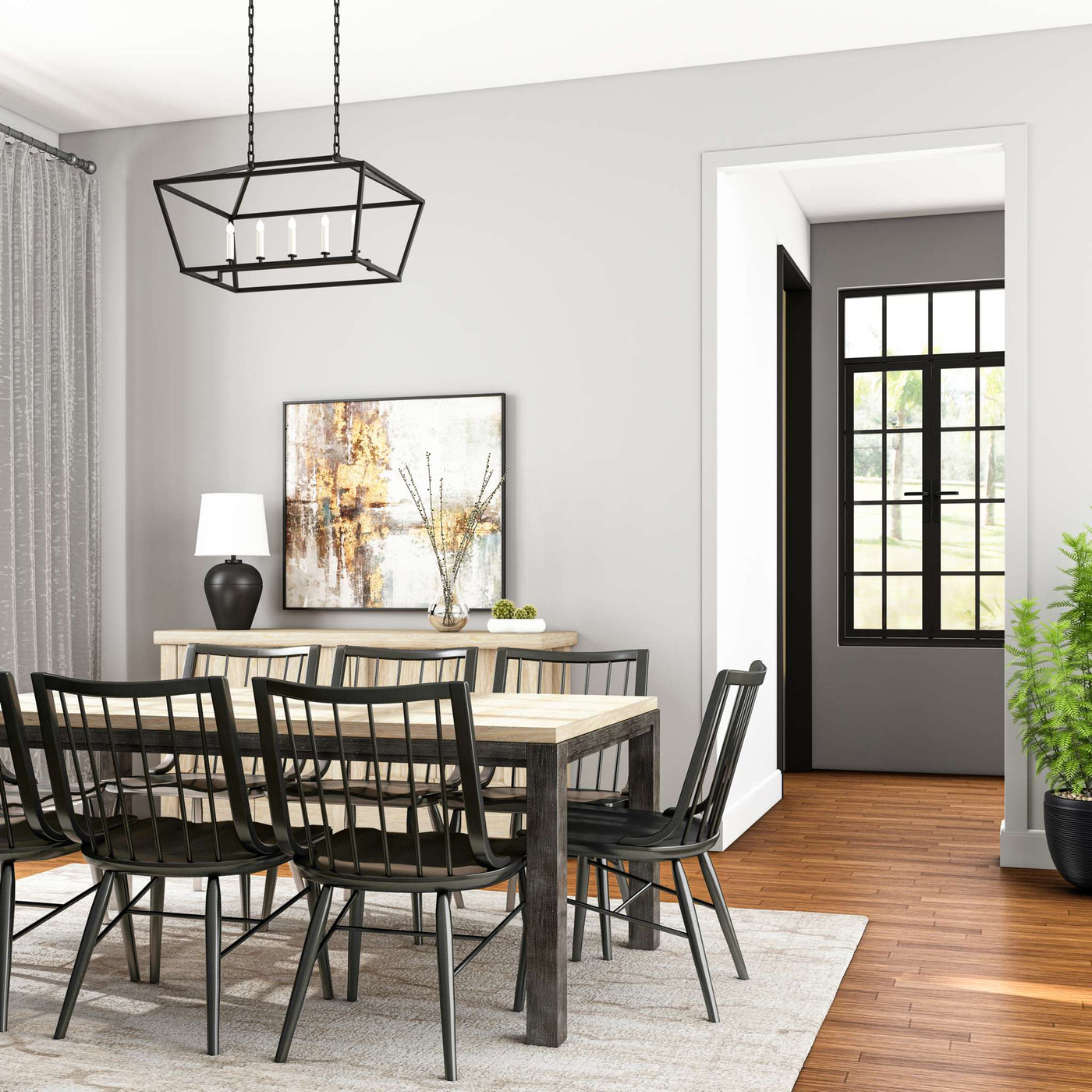 Frame Rectangular Dining Table