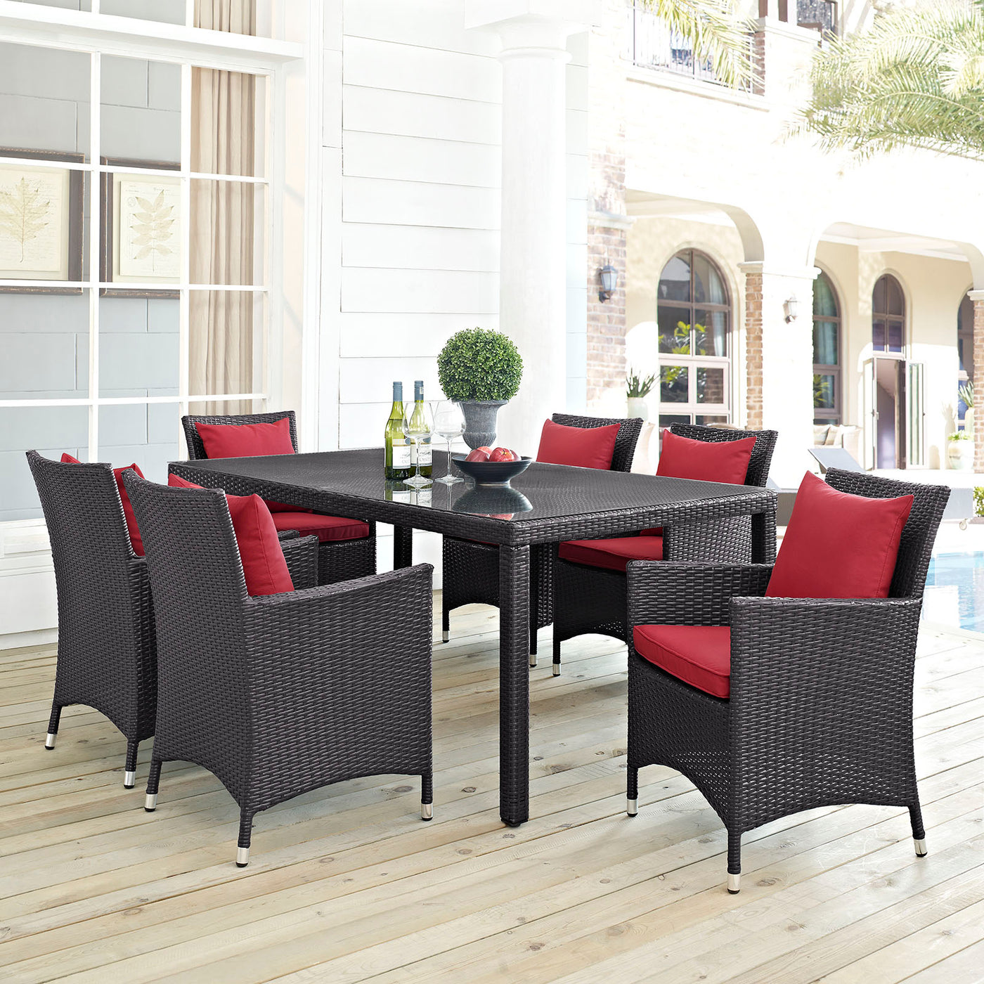 Convene 7 Piece Outdoor Patio Dining Set