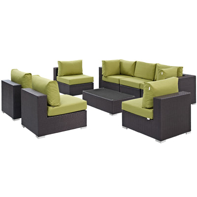 Convene 8 Piece Outdoor Patio Sectional Set