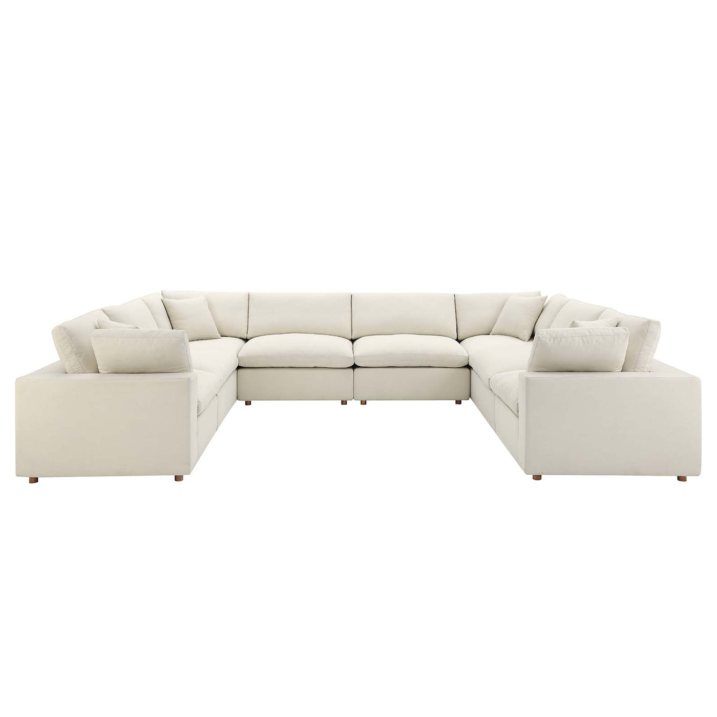 Commix Down Filled Overstuffed 8-Piece Sectional Sofa