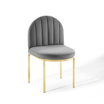 Isla Channel Tufted Performance Velvet Dining Side Chair