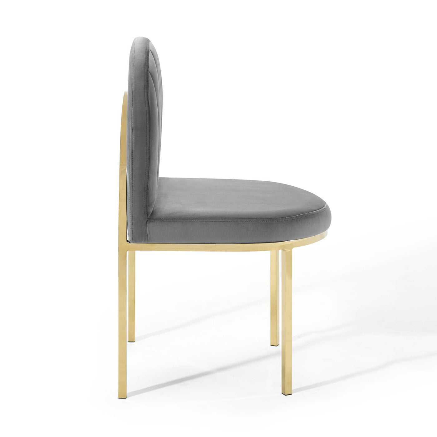 Isla Channel Tufted Performance Velvet Dining Side Chair