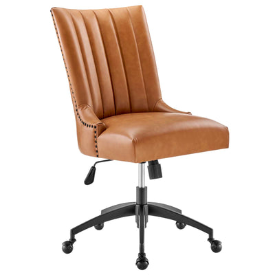 Empower Channel Tufted Vegan Leather Office Chair