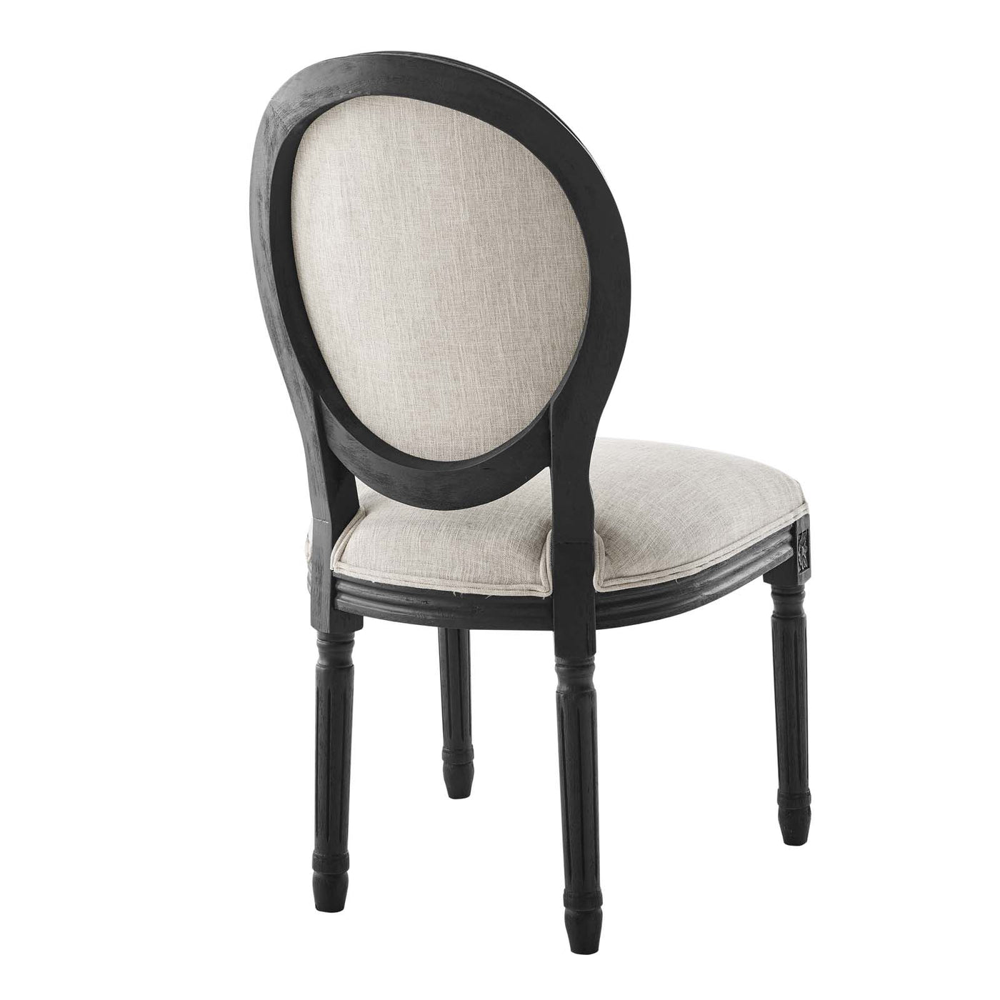 Arise Vintage French Upholstered Fabric Dining Side Chair