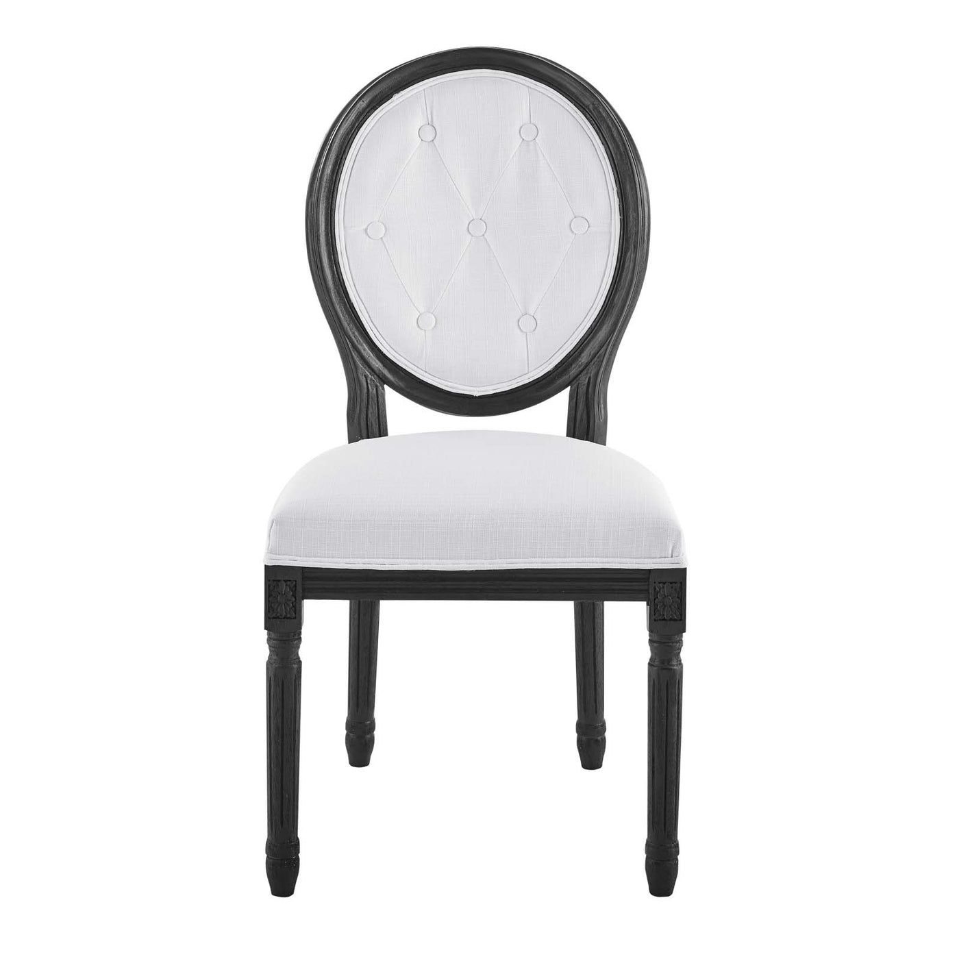 Arise Vintage French Upholstered Fabric Dining Side Chair