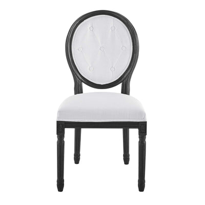 Arise Vintage French Upholstered Fabric Dining Side Chair