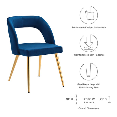 Marciano Performance Velvet Dining Chair