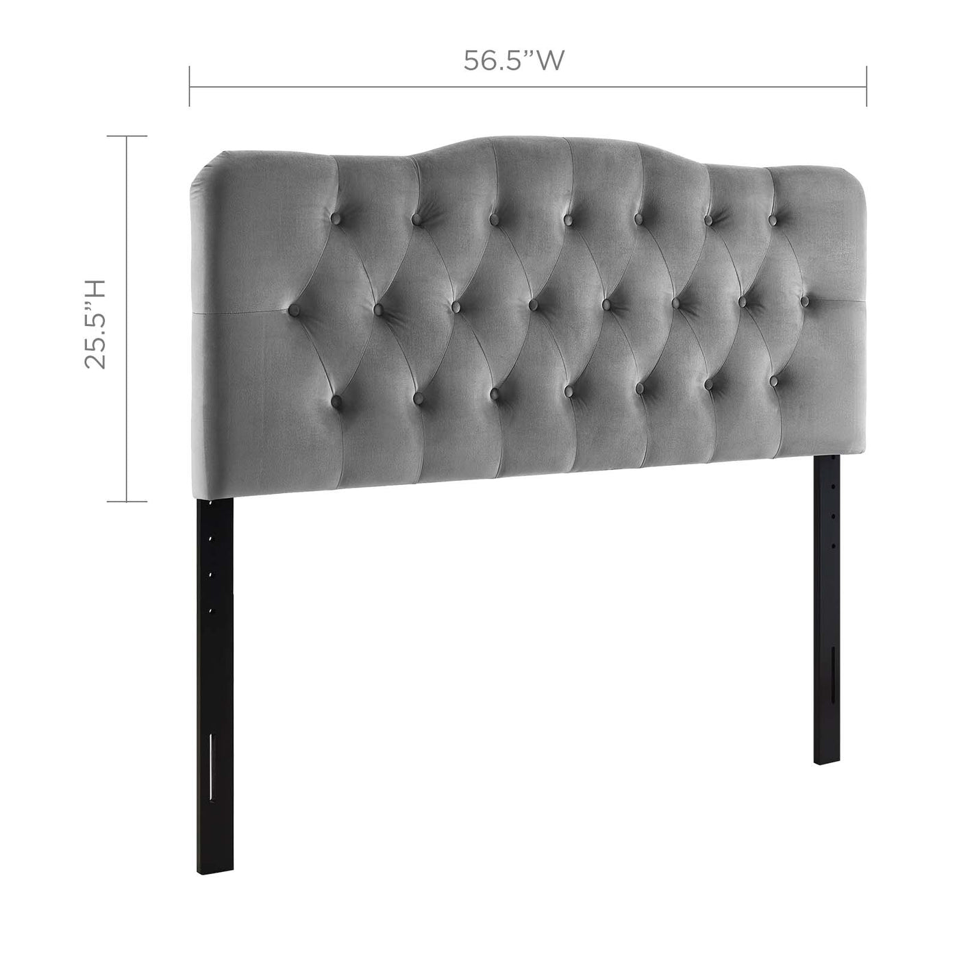 Annabel Full Diamond Tufted Performance Velvet Headboard