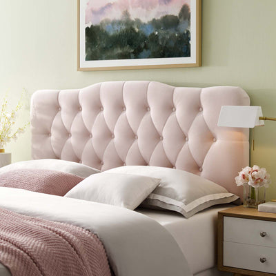 Annabel Full Diamond Tufted Performance Velvet Headboard