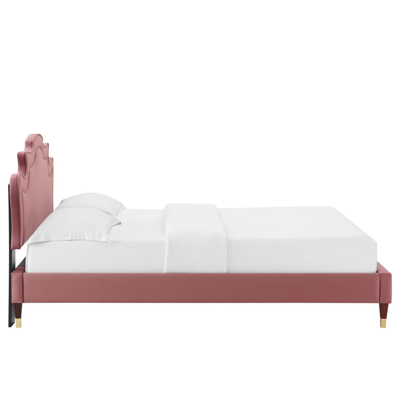 Neena Performance Velvet Queen Bed