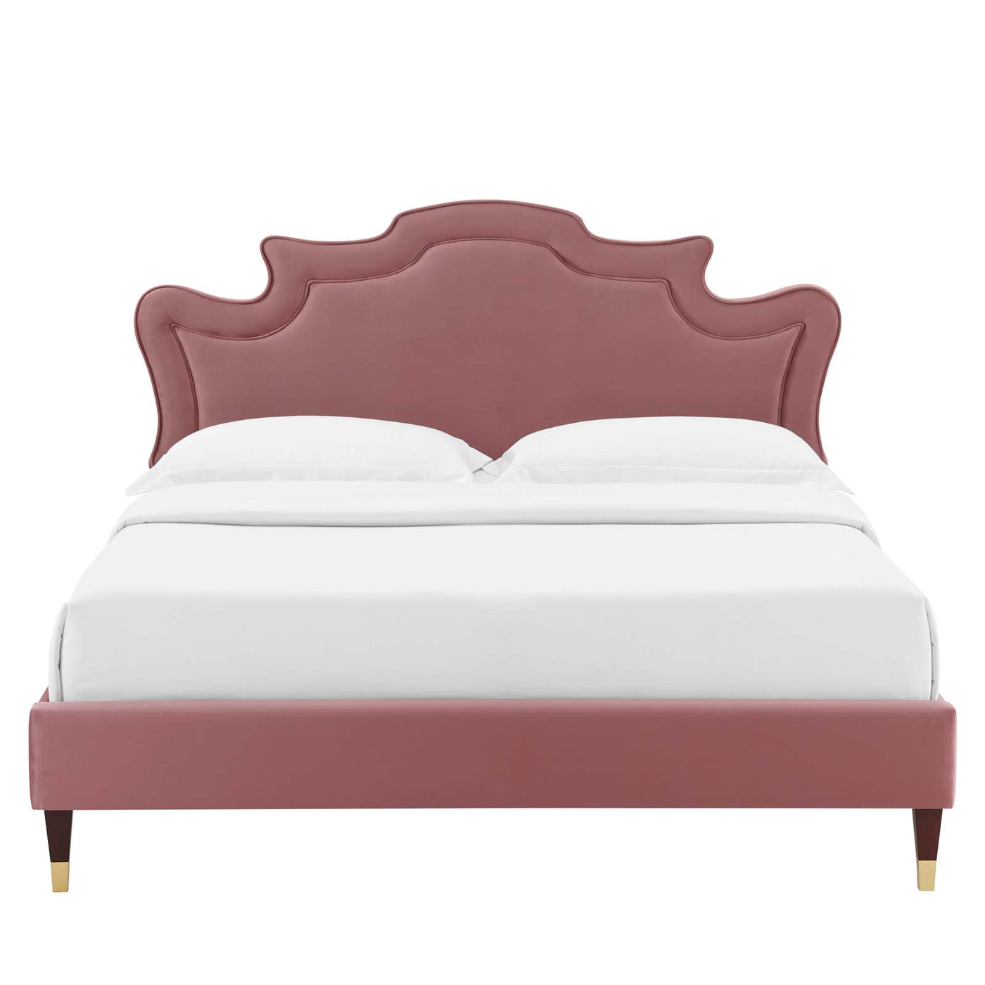 Neena Performance Velvet Queen Bed