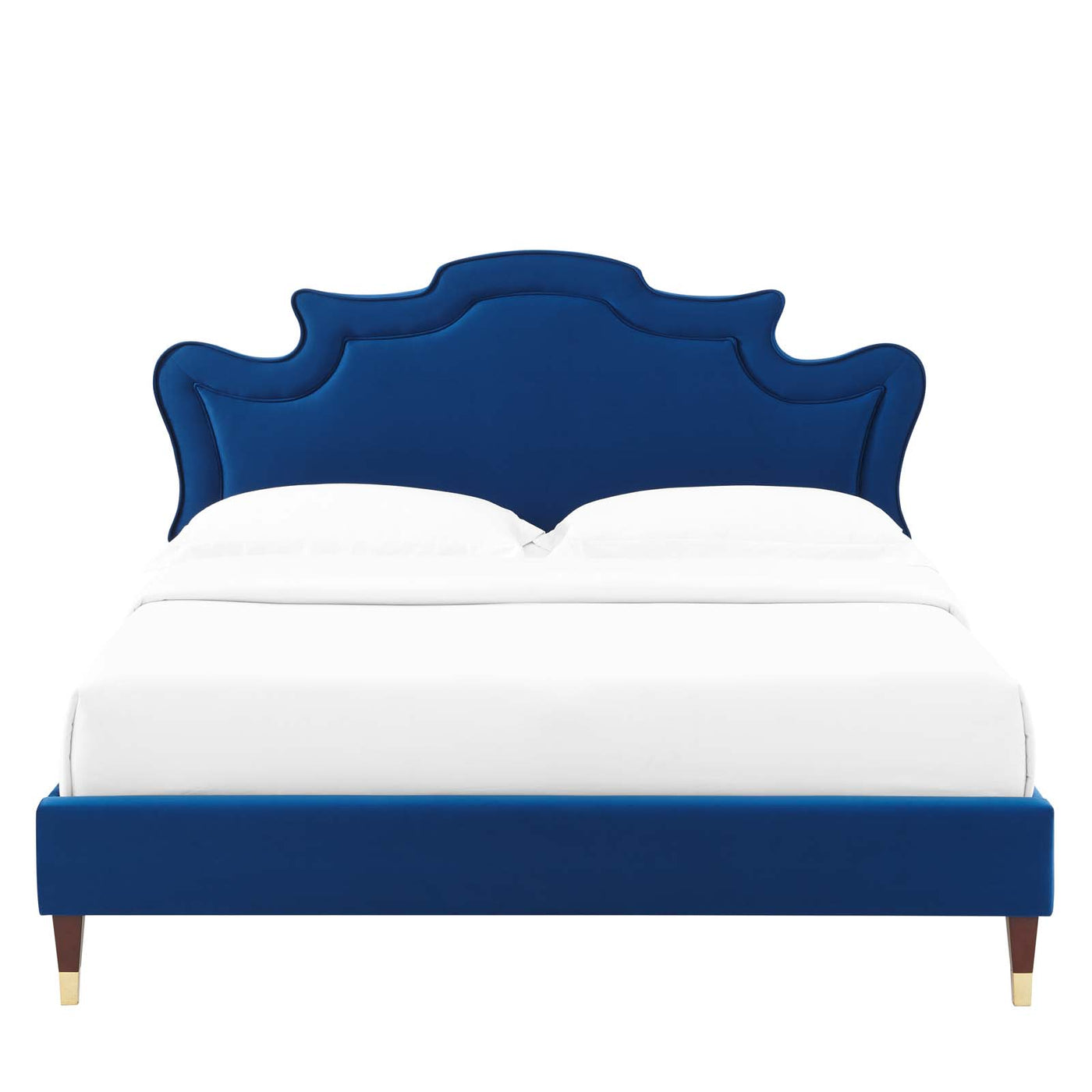 Neena Performance Velvet Queen Bed