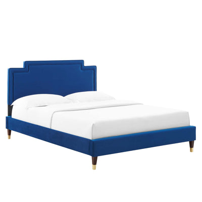 Liva Performance Velvet King Bed