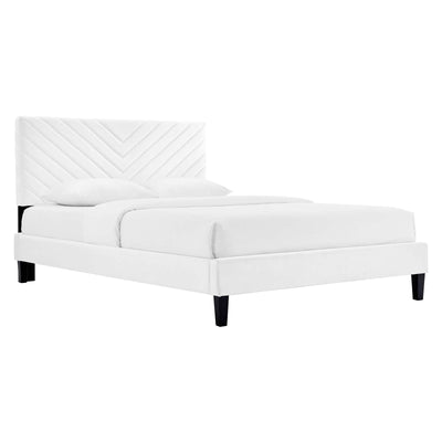 Roxanne Performance Velvet King Platform Bed