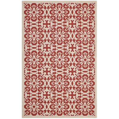 Ariana Vintage Floral Trellis 4x6 Indoor and Outdoor Area Rug